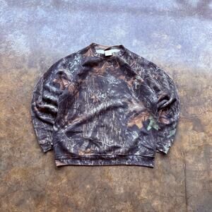 Vintage Essential Boxy‎ Jerzees Camo Sweatshirt